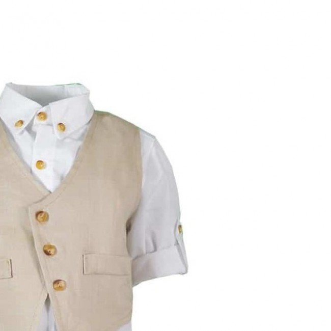 All Stars Kids Fashion Παιδικό Σετ Πουκάμισο/ γιλέκο/ παντελόνι 12465