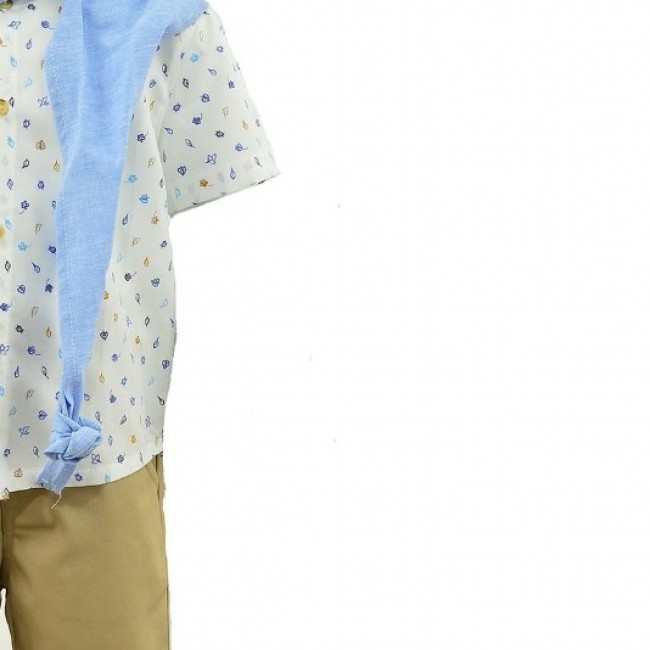 All Stars Kids Fashion Παιδικό Σετ Πουκάμισο/ βερμούδα/ φουλάρι 14331