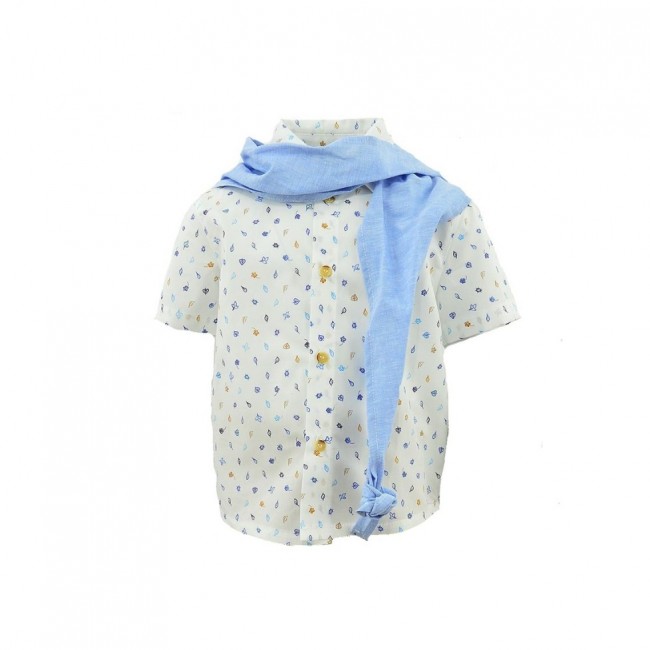 All Stars Kids Fashion Παιδικό Σετ Πουκάμισο/ βερμούδα/ φουλάρι 14331