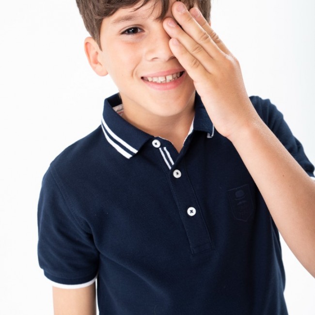 BOBOLI Παιδικό μπλε Polo 738064 - 2440