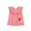 BOBOLI Παιδική Μπλούζα Αμάνικη κοραλί 228091 - 3838