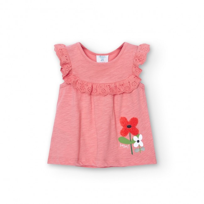 BOBOLI Παιδική Μπλούζα Αμάνικη κοραλί 228091 - 3838