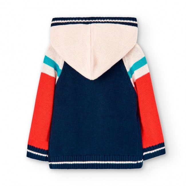 BOBOLI Παιδική Ζακέτα μάλλινη navy 307077-2440