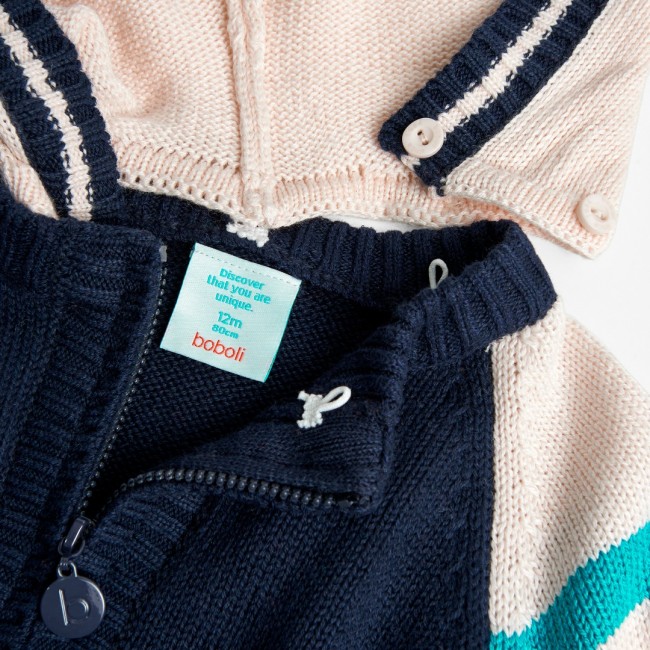 BOBOLI Παιδική Ζακέτα μάλλινη navy 307077-2440