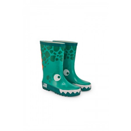 BOBOLI Παιδικές Γαλότσες πράσινες Crocodile 392037-4736