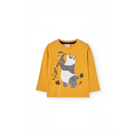  BOBOLI Παιδική Μπλούζα Panda κίτρινο 392082-1213