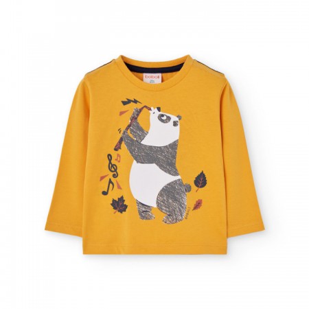  BOBOLI Παιδική Μπλούζα Panda κίτρινο 392082-1213