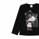 BOBOLI Παιδική Μπλούζα Nature Hero μαύρη 495019-890