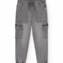 BOBOLI Παιδικό Παντελόνι Cargo Denim 512222 GREY
