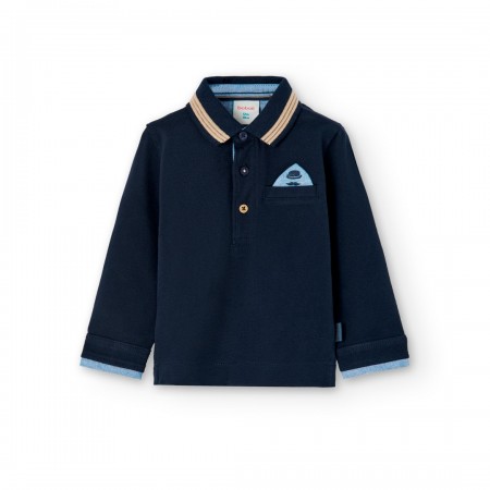  BOBOLI Παιδική Μπλούζα Polo navy 717252-2440