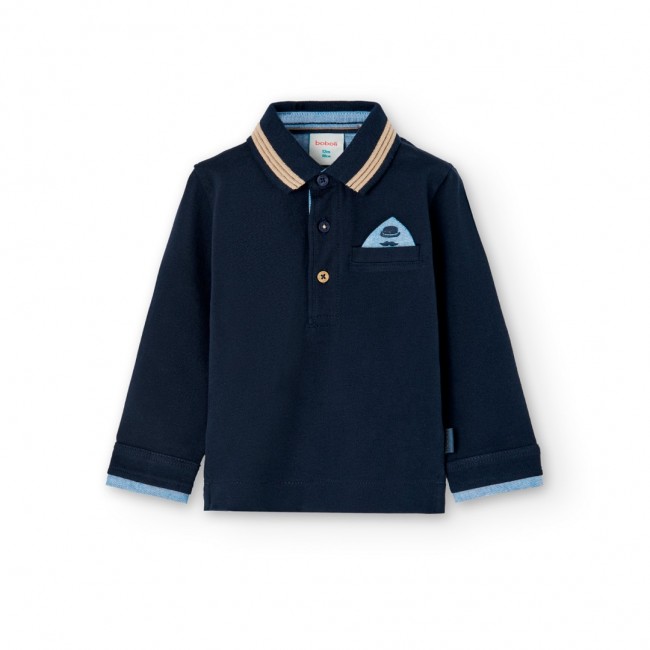 BOBOLI Παιδική Μπλούζα Polo navy 717252-2440