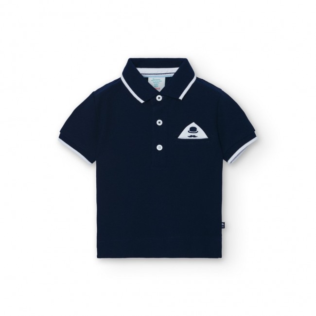 BOBOLI Παιδικό μπλε Polo 718084-2440