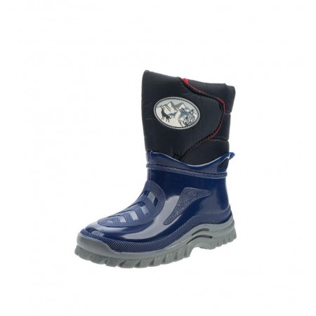 G&G Footwear Γαλότσα μπλε  Lux 1704 Wolf - Blue - Silver
