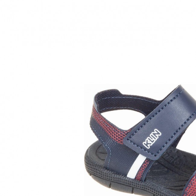 KLIN Παιδικά Πέδιλα Navy/White/Red 1-783-22017-37