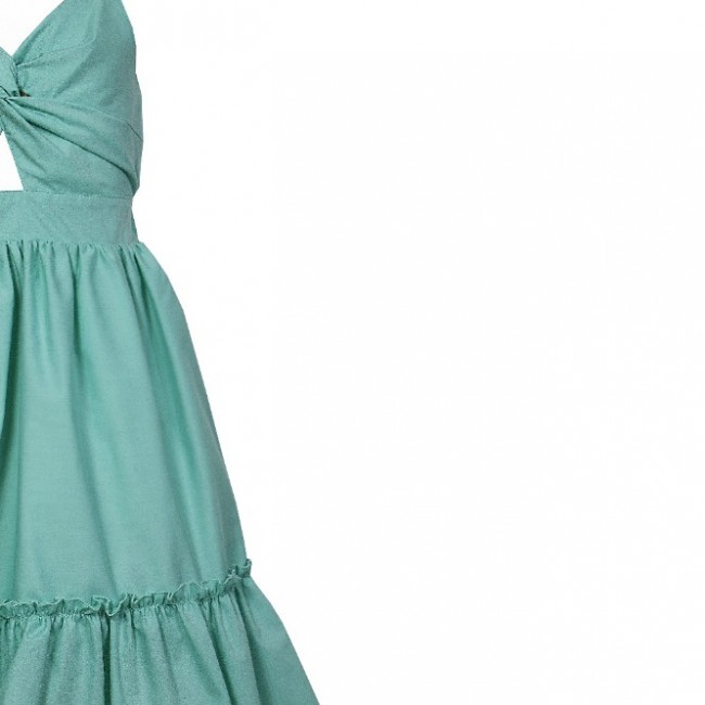 M&B Kid's Fashion Φόρεμα απαλό πράσινο 1220