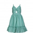 M&B Kid's Fashion Φόρεμα απαλό πράσινο 1220