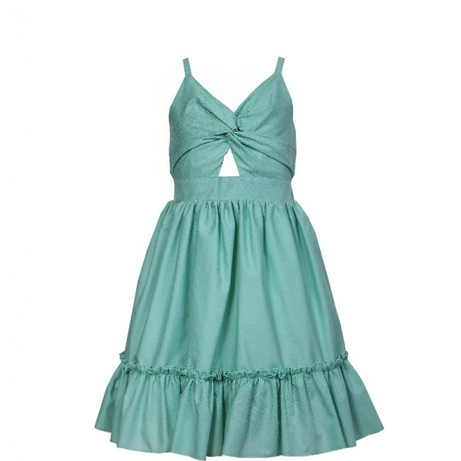 M&B Kid's Fashion Φόρεμα απαλό πράσινο 1220