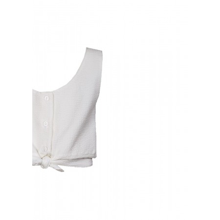 M&B Kid's Fashion Τοπ λευκό 1229