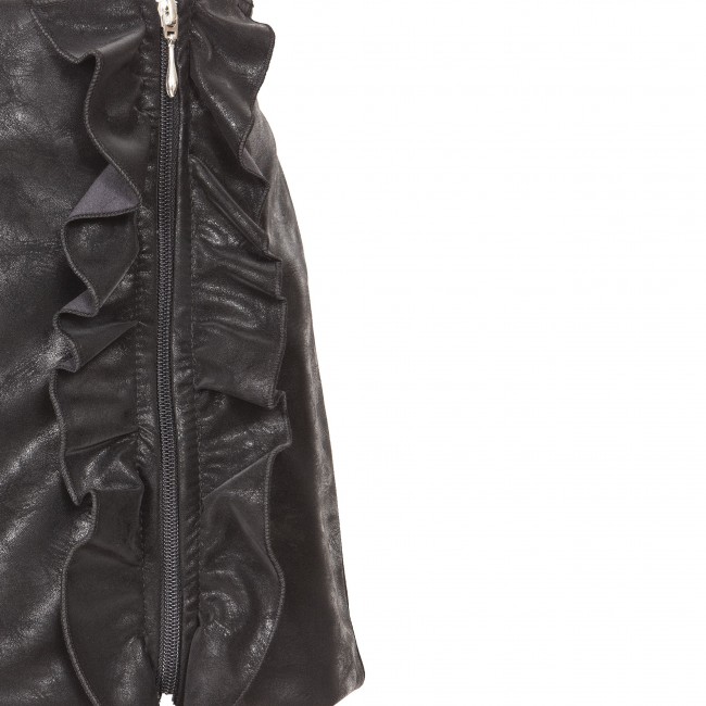 M&B Kid's Fashion Φούστα Δερμάτινη Μαύρη 2107