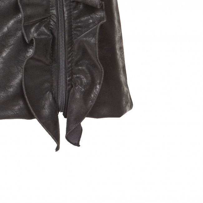 M&B Kid's Fashion Φούστα Δερμάτινη Μαύρη 2107