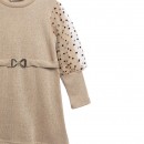 M&B Kid's Fashion Φόρεμα Λούρεξ καφέ/ χρυσό 2725