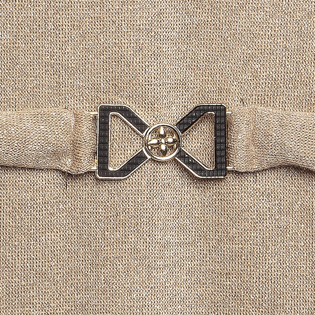 M&B Kid's Fashion Φόρεμα Λούρεξ καφέ/ χρυσό 2725