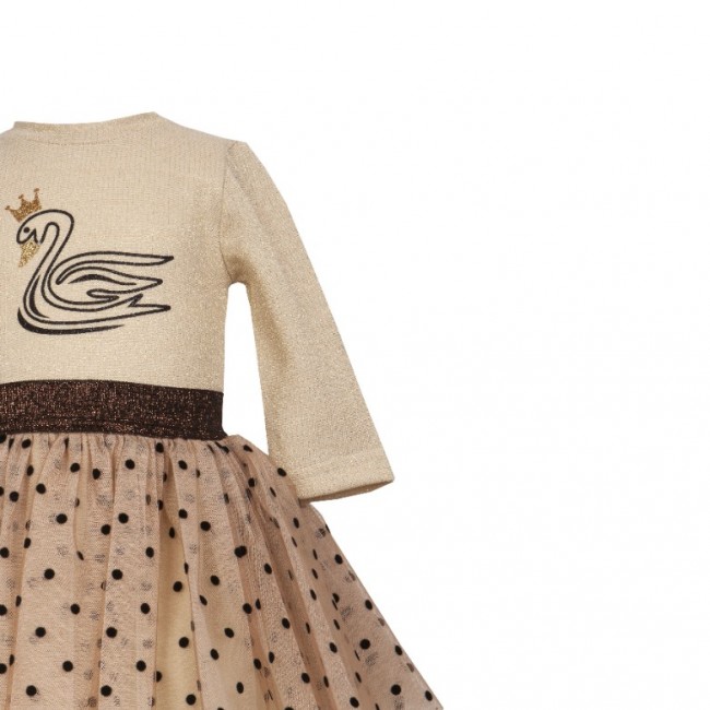 M&B Kid's Fashion Φόρεμα μπεζ 711