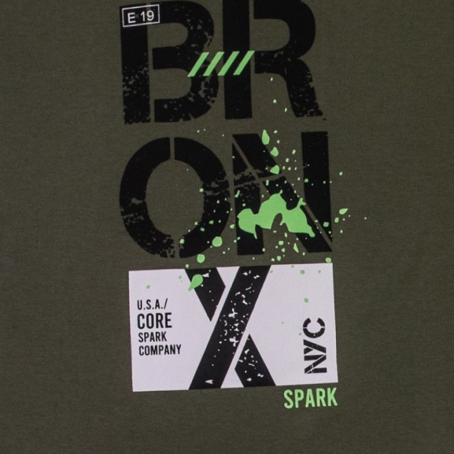 Spark Sportswear Παιδικό Σετ χακί/ μαύρο 3020