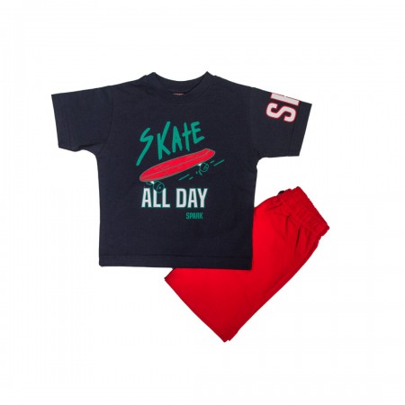 Spark Sportswear Παιδικό Σετ μπλε σκούρο/ κόκκινο 3265 Spark Sportswear Παιδικό Σετ μπλε σκούρο/ κόκκινο 3265