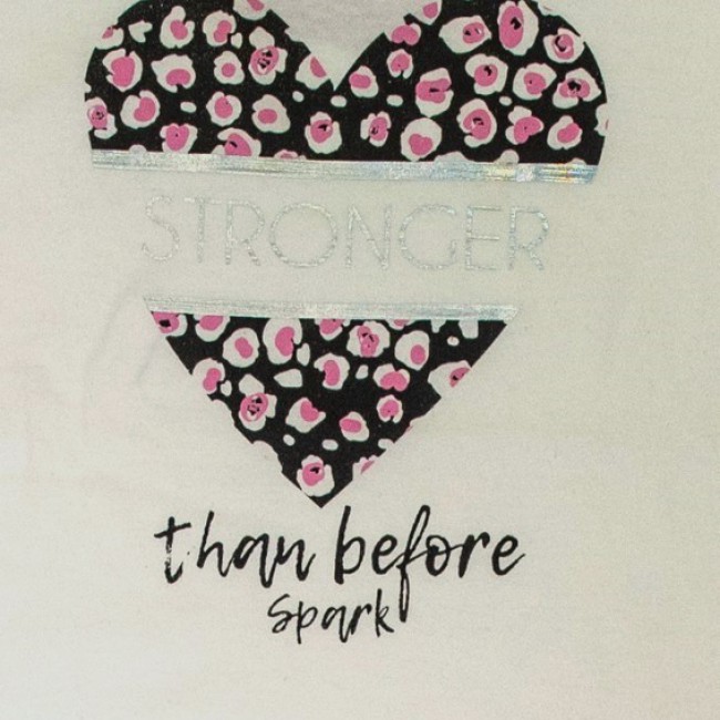 Spark Sportswear Παιδικό Σετ Καπρι Κολάν μαύρο/ ροζ 3450