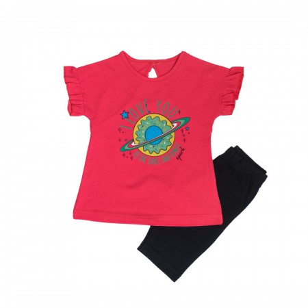 Spark Sportswear Παιδικό Σετ Μπλουζοφόρεμα κοραλί/ μαύρο 3660 Spark Sportswear Παιδικό Σετ Μπλουζοφόρεμα κοραλί/ μαύρο 3660