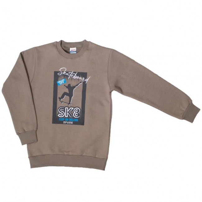 Spark Sportswear Παιδικό Σετ Φόρμα καφε/ μαύρο 4035
