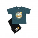 Spark Sportswear Παιδικό Σετ πετρόλ/ μαύρο 5260