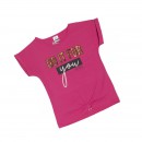Spark Sportswear Παιδικό Σετ Καπρι Κολάν φούξια/ ανθρακί 5470