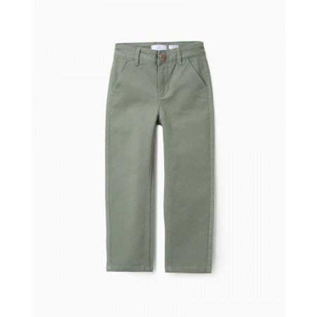 ZIPPY Παιδικό Παντελόνι Chino λαδί 31073595009