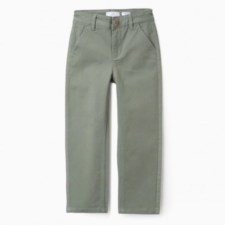 ZIPPY Παιδικό Παντελόνι Chino λαδί 31073595009