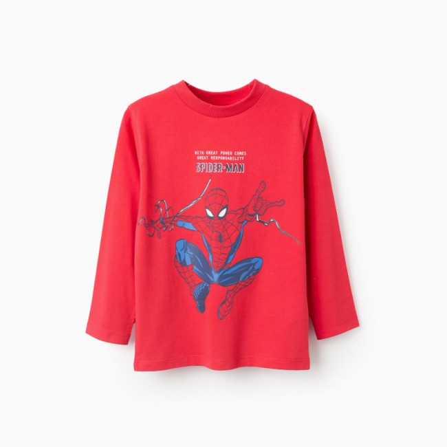 ZIPPY Παιδική Μπλούζα Spiderman Marvel RED 31074257040