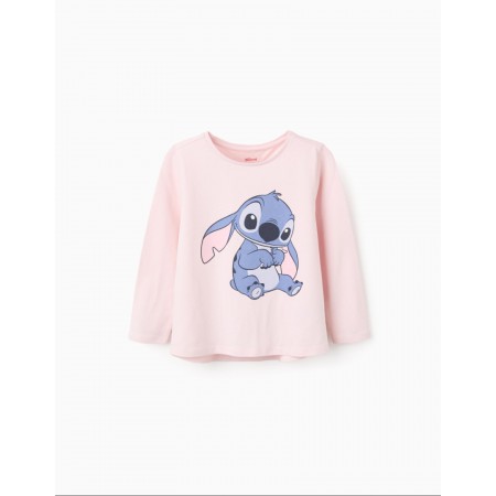 ZIPPY Παιδική Μπλούζα Stitch Disney ροζ 31075031030