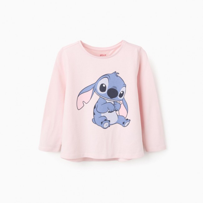 ZIPPY Παιδική Μπλούζα Stitch Disney ροζ 31075031030