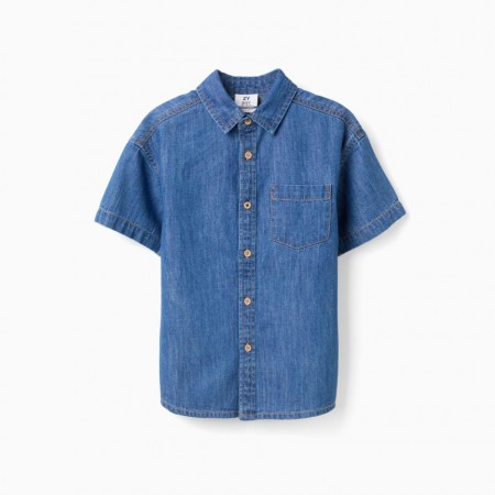 ZIPPY Παιδικό Πουκάμισο Denim μπλε 31078160003