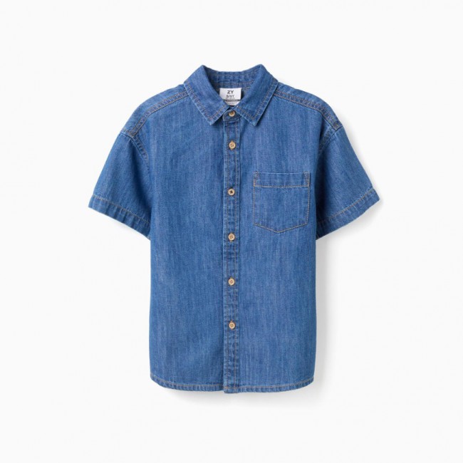 ZIPPY Παιδικό Πουκάμισο Denim μπλε 31078160003