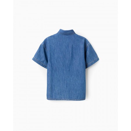 ZIPPY Παιδικό Πουκάμισο Denim μπλε 31078160003