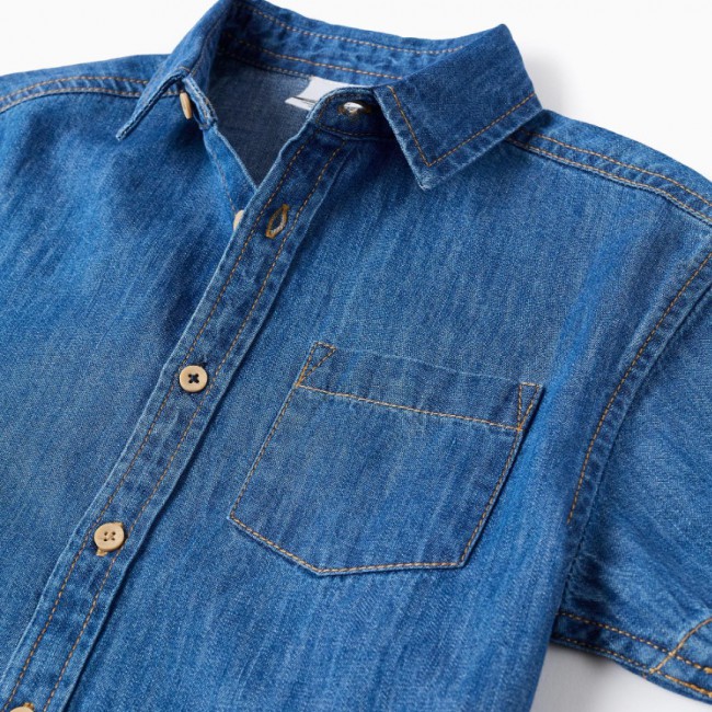 ZIPPY Παιδικό Πουκάμισο Denim μπλε 31078160003