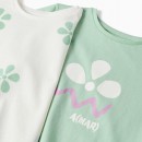 ZIPPY Παιδικό T-shirt  Σετ 2 τμχ εκρού/ φυστικί 31078516026