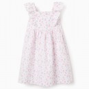 ZIPPY Παιδικό Φόρεμα Poplin εκρού εμπριμέ 31078811041