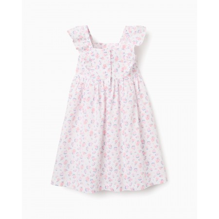 ZIPPY Παιδικό Φόρεμα Poplin εκρού εμπριμέ 31078811041