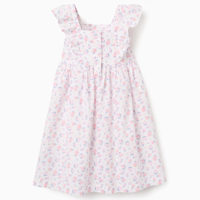 ZIPPY Παιδικό Φόρεμα Poplin εκρού εμπριμέ 31078811041