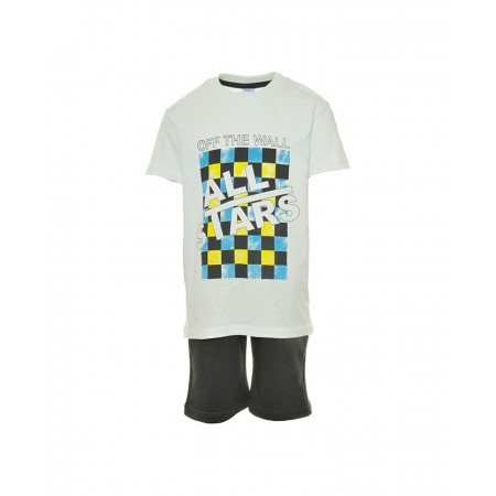 All Star Kids Fashion Παιδικό Σετ μπλούζα/ Βερμούδα λευκό/ μαύρο 15409